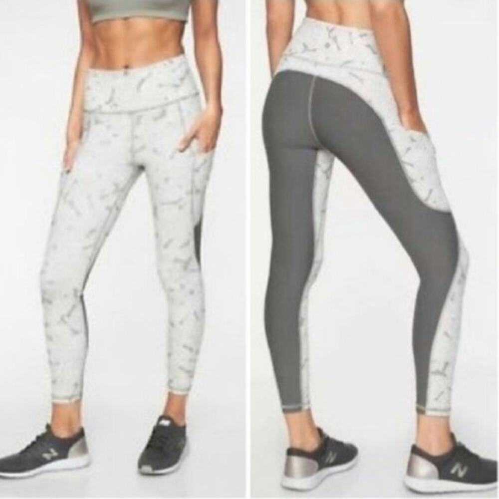Athleta Palm All In Crop Leggings Size Large